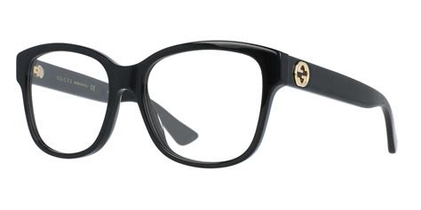 black gucci eye glasses|gucci black frame reading glasses.